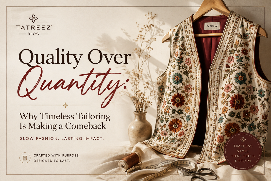 Quality Over Quantity: Why Timeless Tailoring Is Making a Comeback