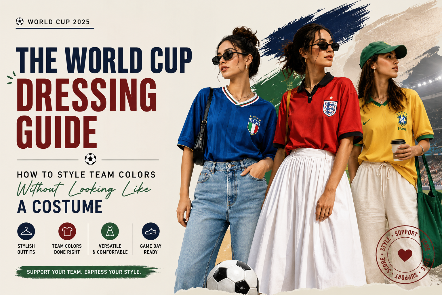 The World Cup Dressing Guide: How to Style Team Colors Without Looking Like a Costume