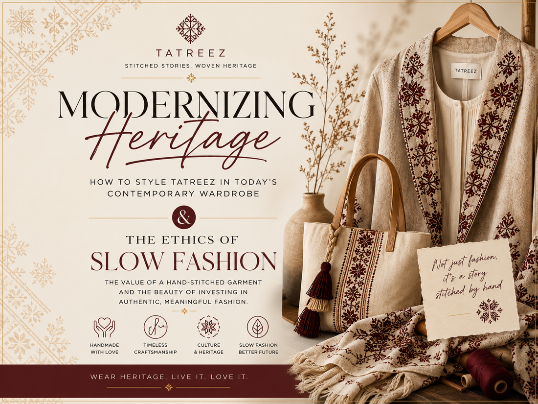Modernizing Heritage: How to Style Tatreez in Today’s Contemporary Wardrobe