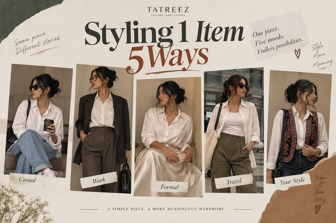 Styling 1 Item 5 Ways: One Piece, Five Different Looks
