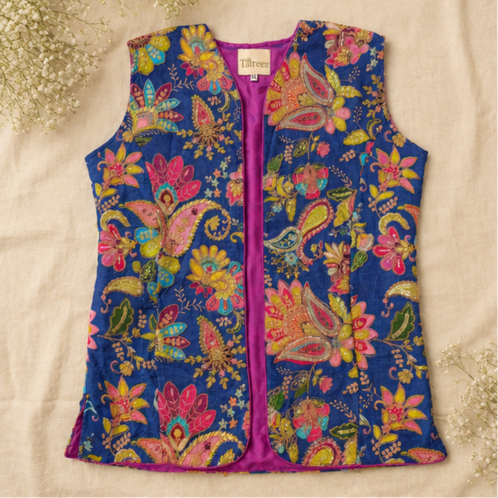 Midnight Bloom Heritage Waistcoat