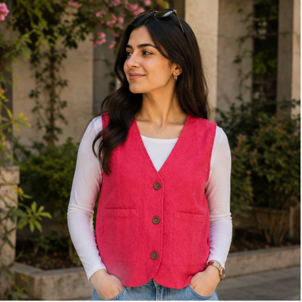 Haboka Ruby Blazer Sleeveless