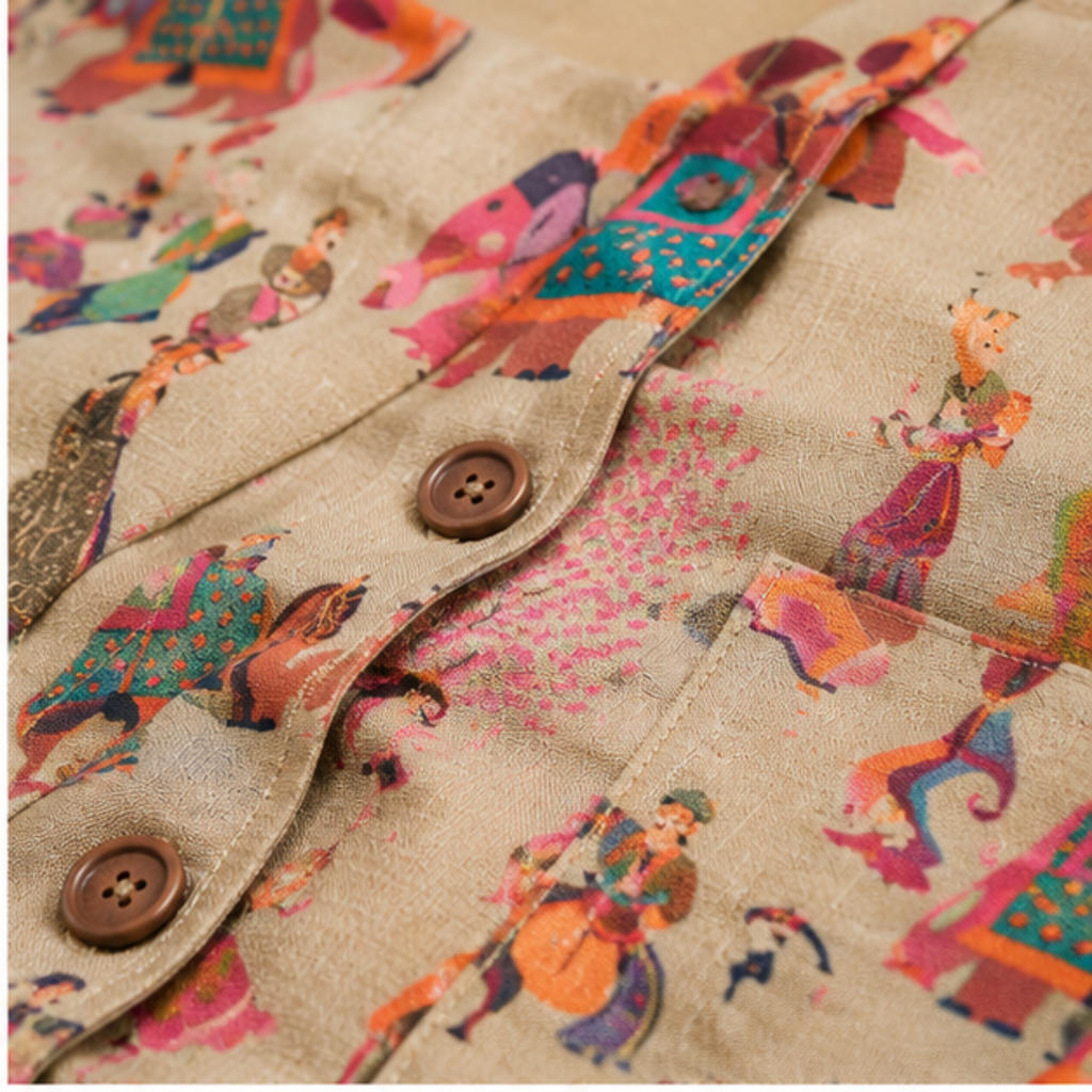 Tatreez Heritage Caravan Waistcoat