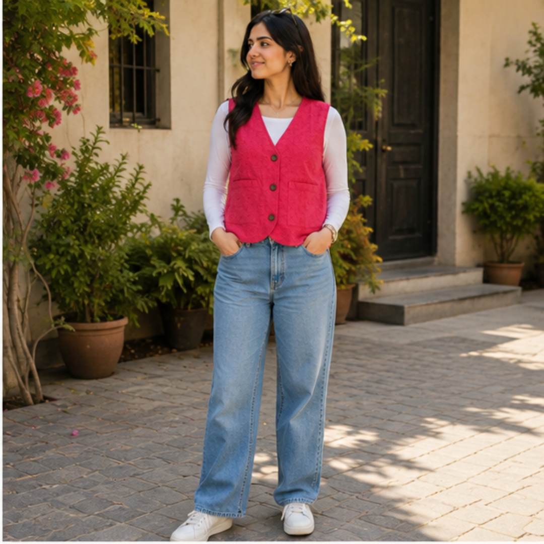 Haboka Ruby Blazer Sleeveless