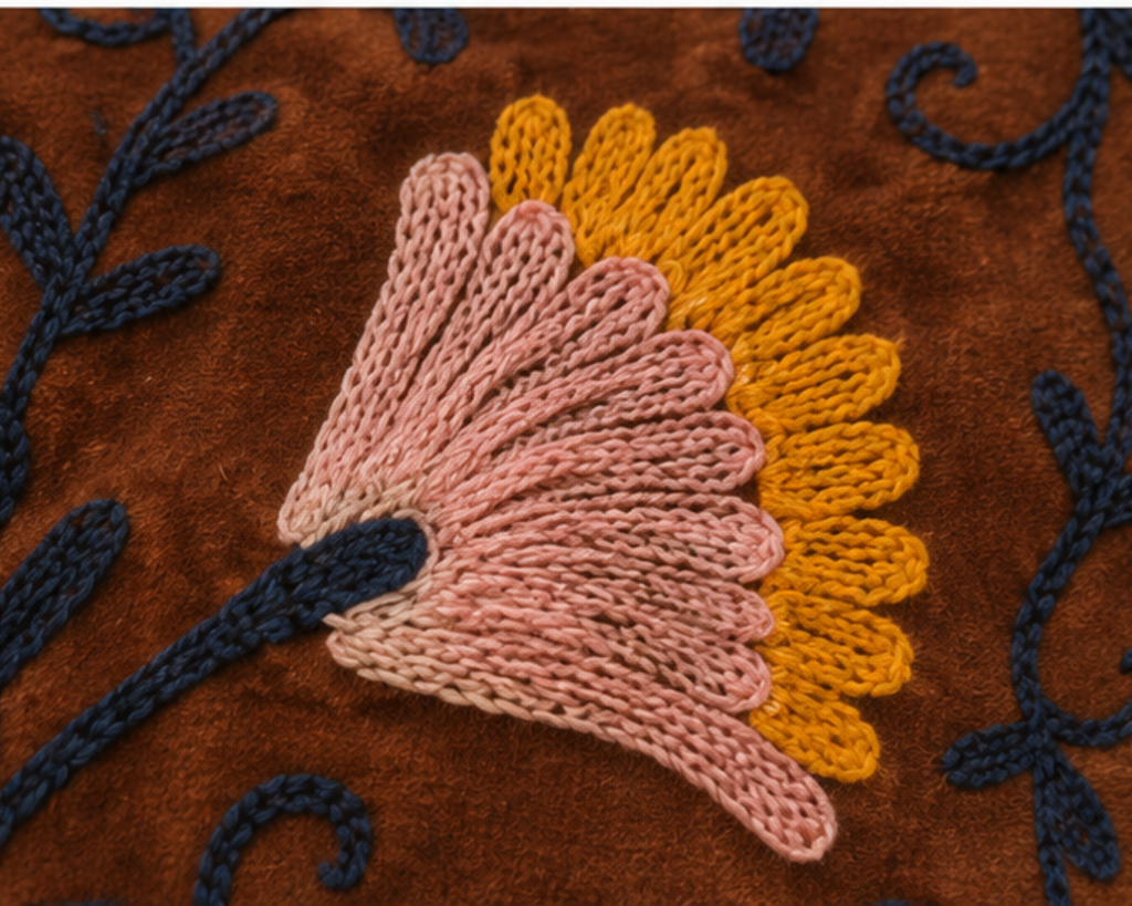 Floral Aari Embroidered Woolen Jacket