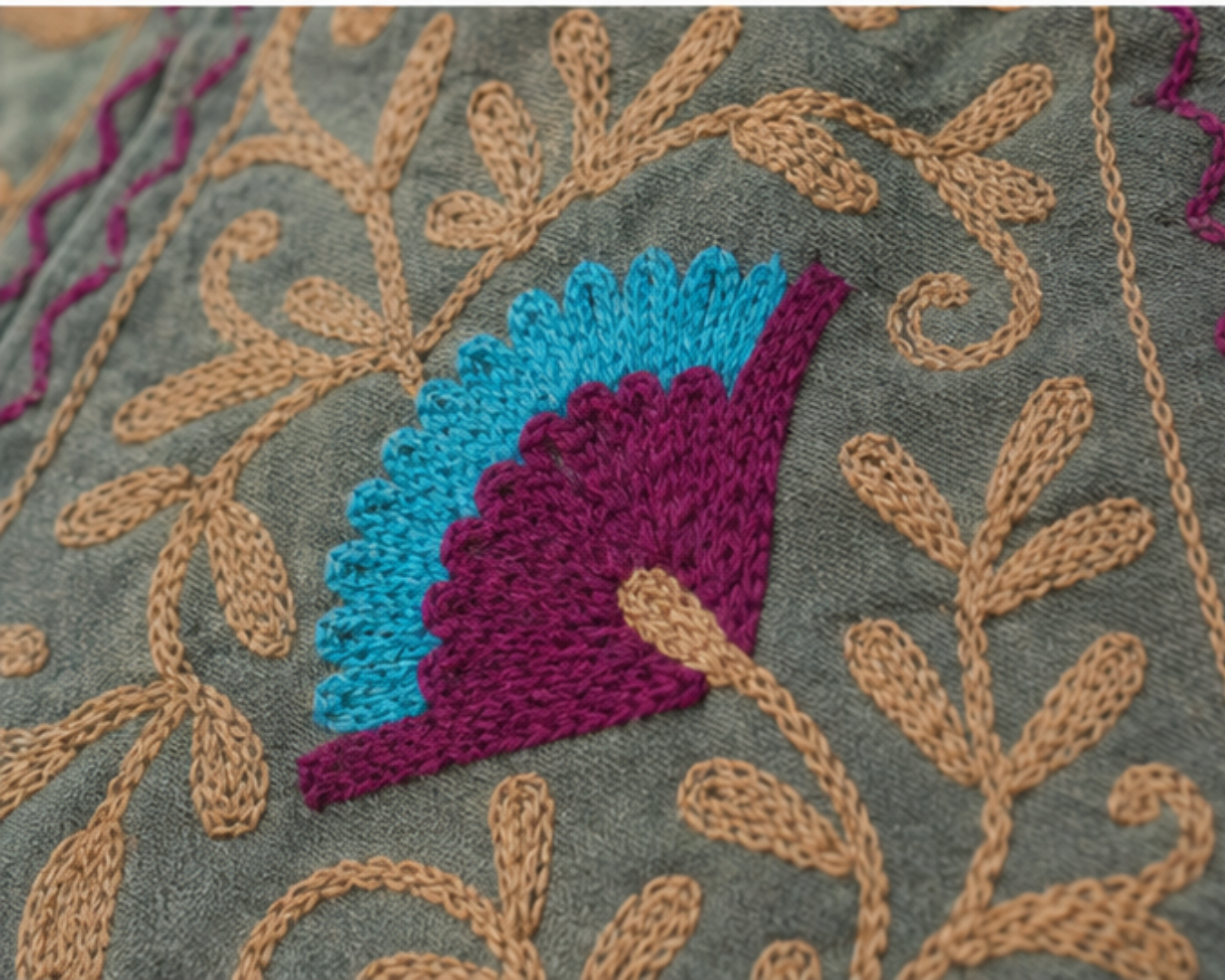 Flora Handcrafted Velvet Waistcoat