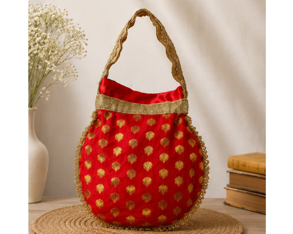 Crimson Royale Potli Bag