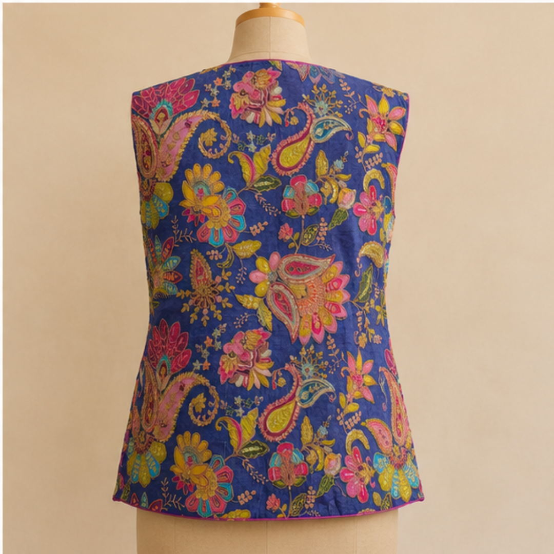 Midnight Bloom Heritage Waistcoat