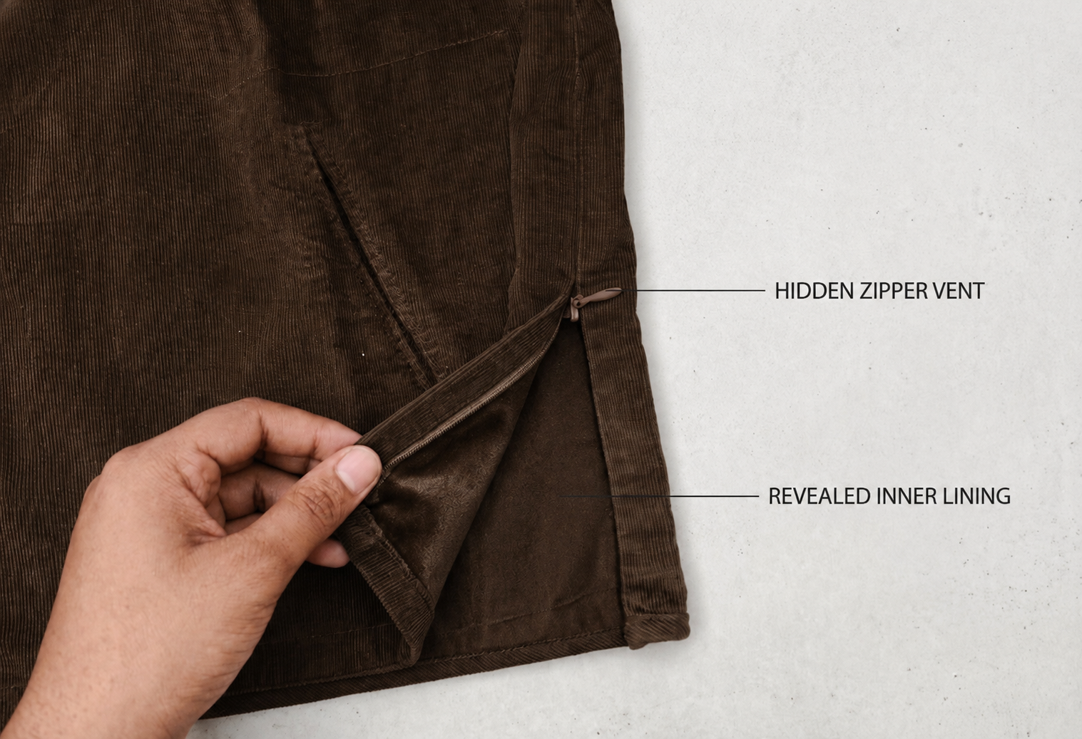 Cocoa Corduroy Vest