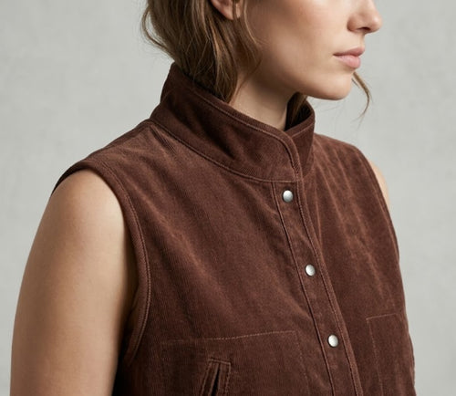 Cocoa Corduroy Vest
