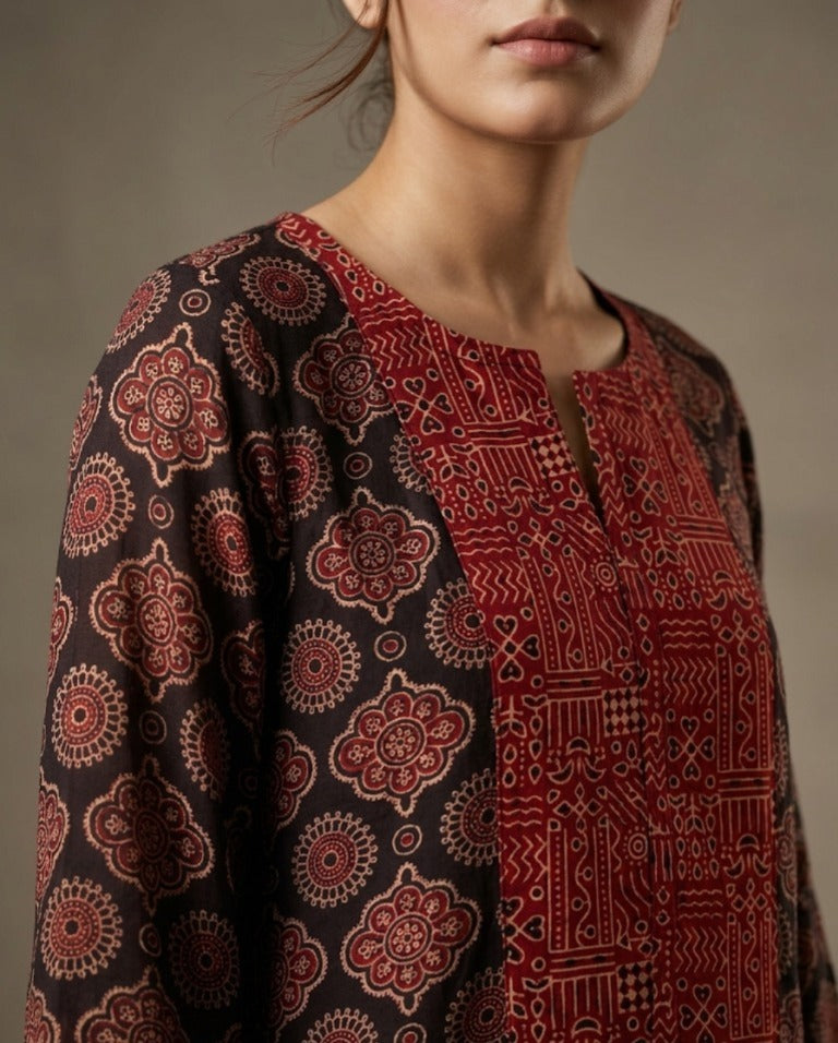 Crimson Heritage Layered Jacket