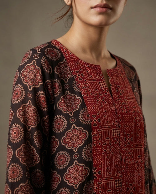 Crimson Heritage Layered Jacket