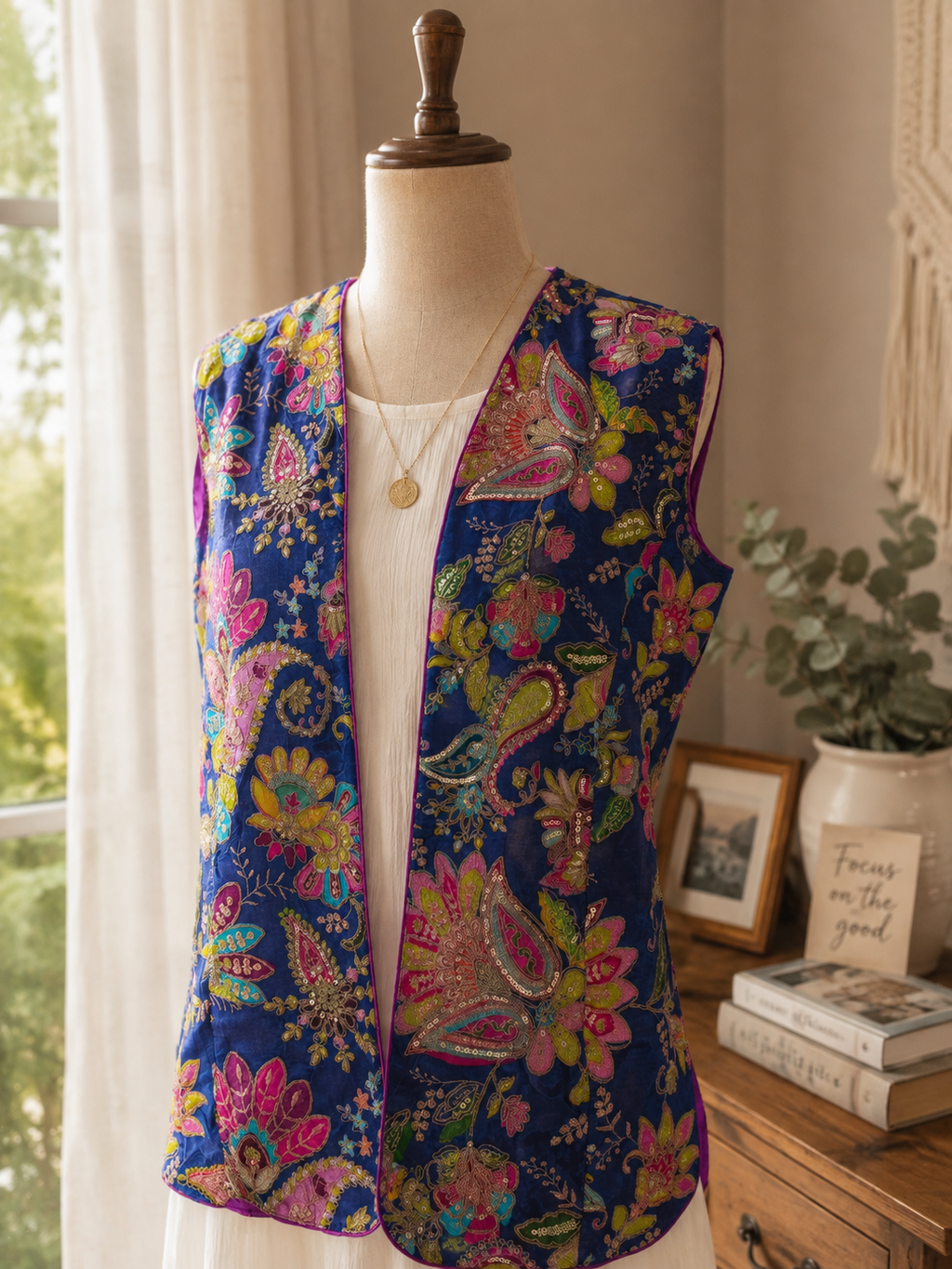 Midnight Bloom Heritage Waistcoat